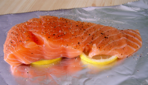 salmon steak